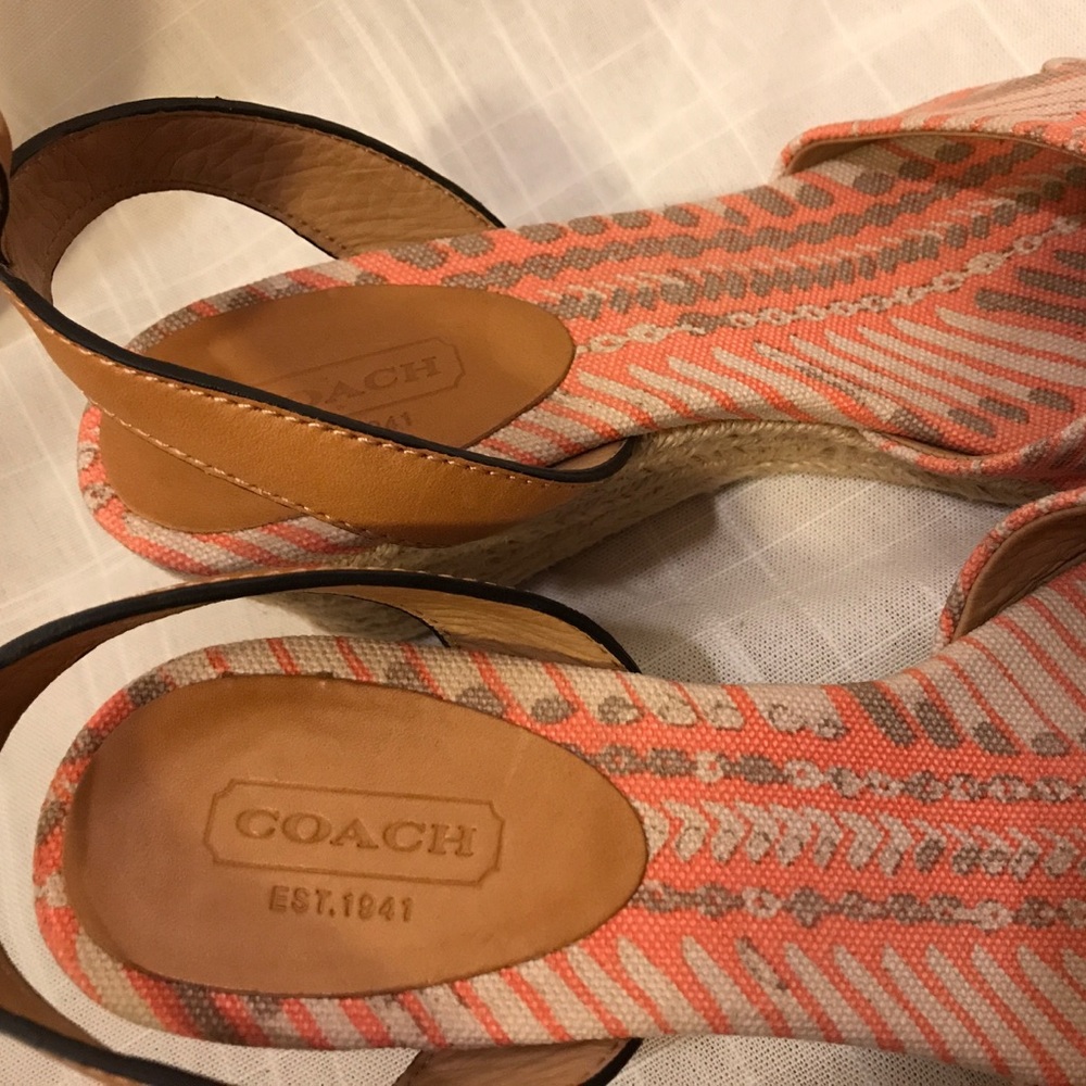 Coach Henley Espadrille Wedges - Picture 4 of 8